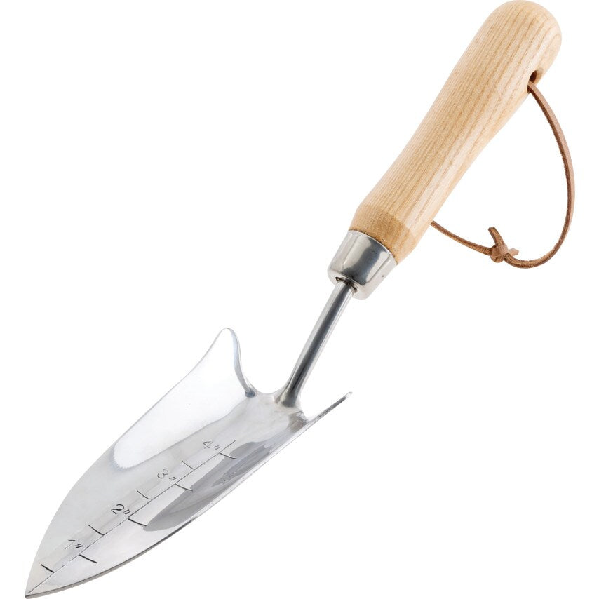 3-Piece Stainless Steel Garden Hand Tool Set with Wooden Handles